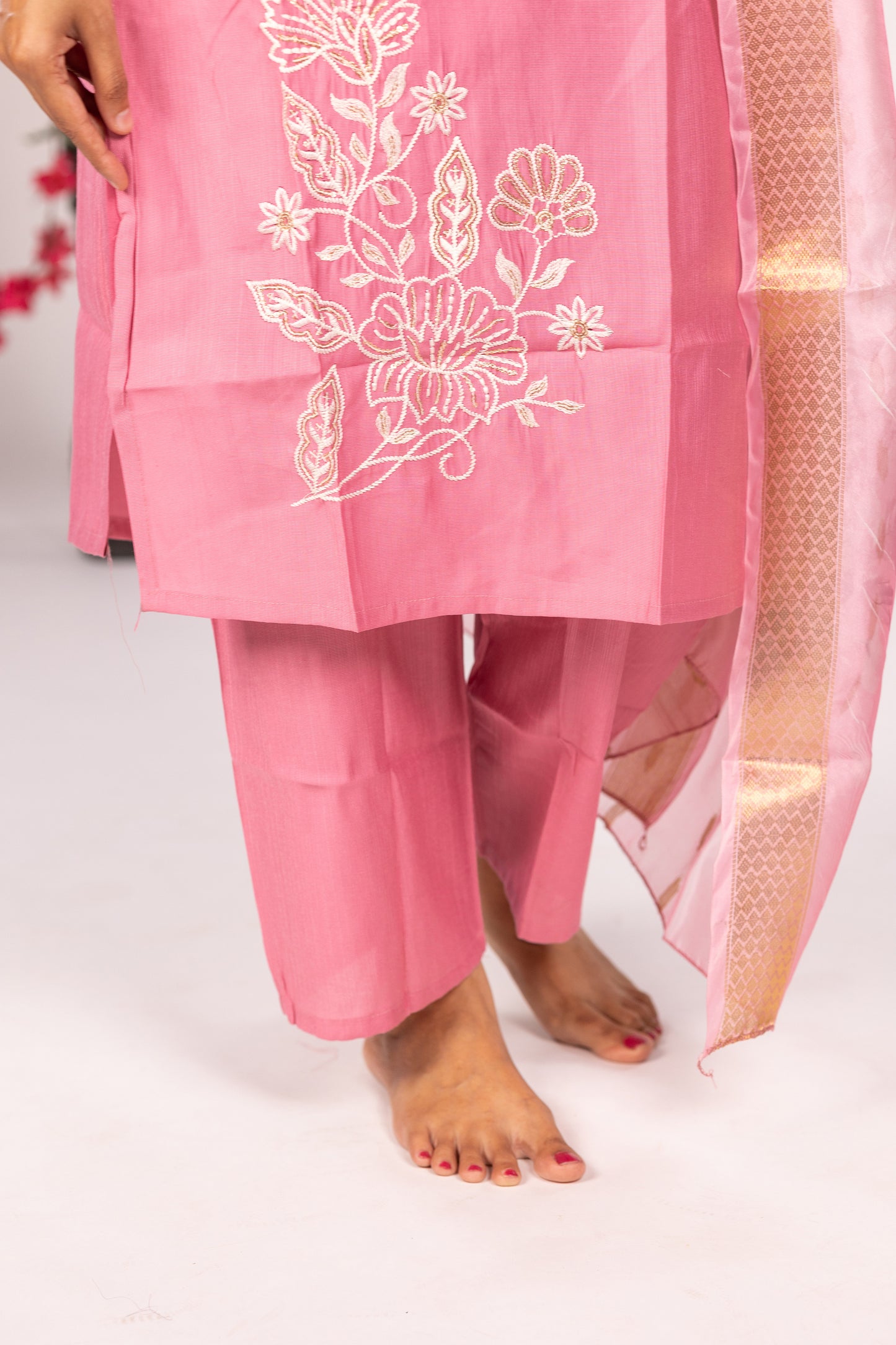 Alia salwar set in pink