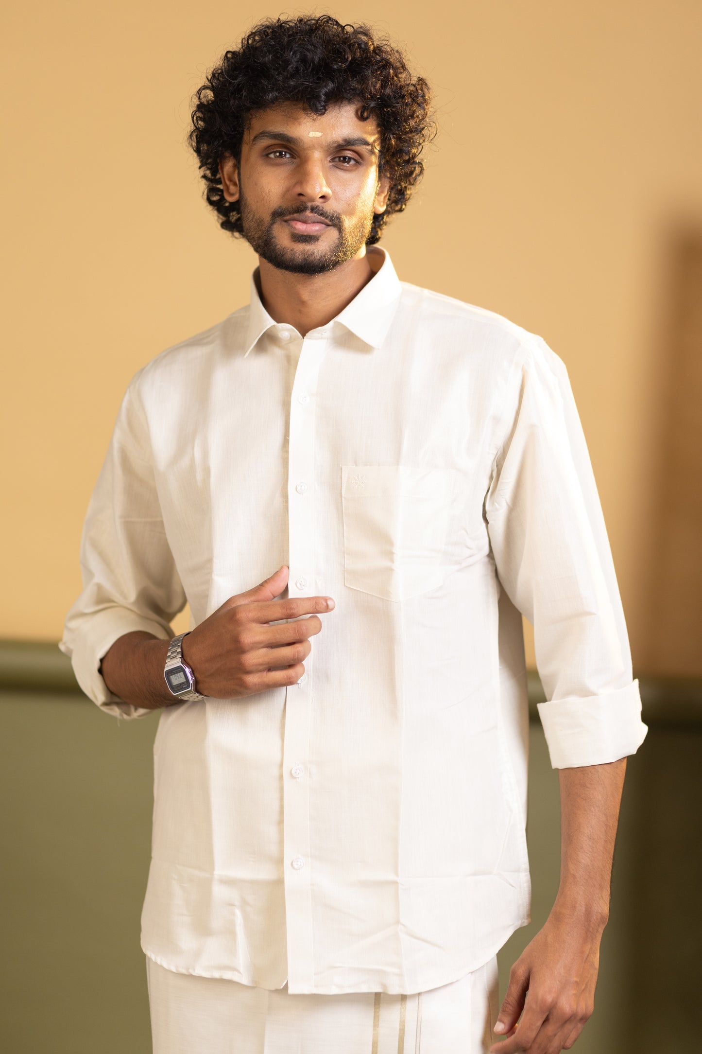 Shirt and dhoti set combo 6 - Dhoti 2 Mtr