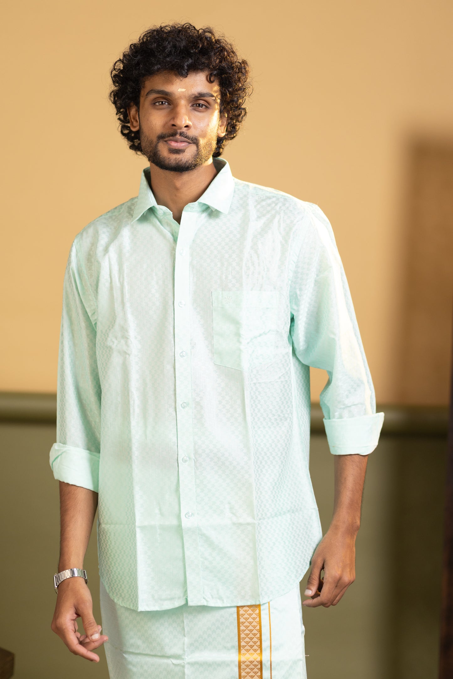 Shirt and dhoti set combo 7 - Dhoti 2 Mtr