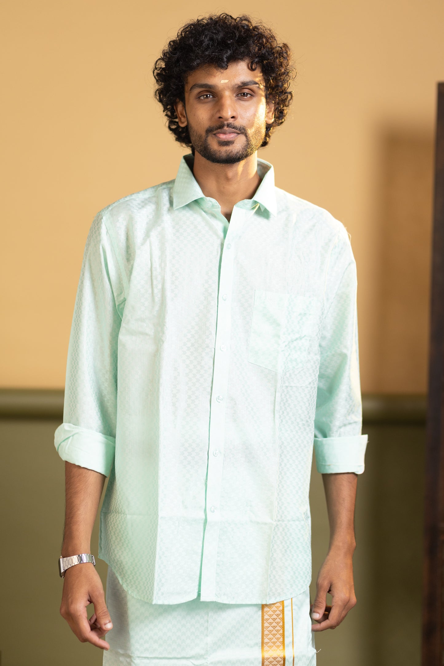 Shirt and dhoti set combo 7 - Dhoti 2 Mtr