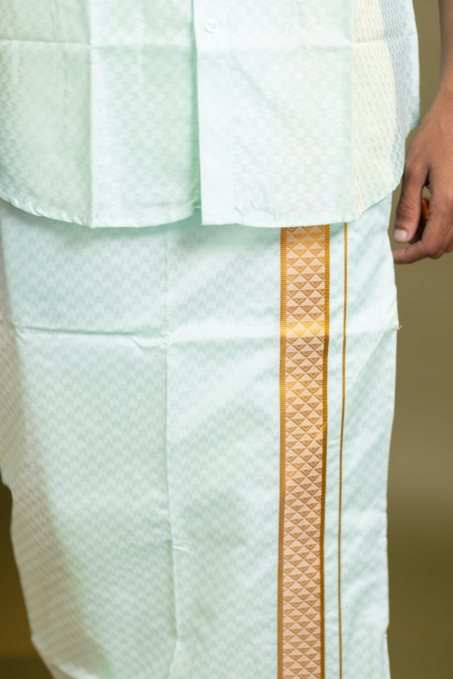 Shirt and dhoti set combo 7 - Dhoti 2 Mtr