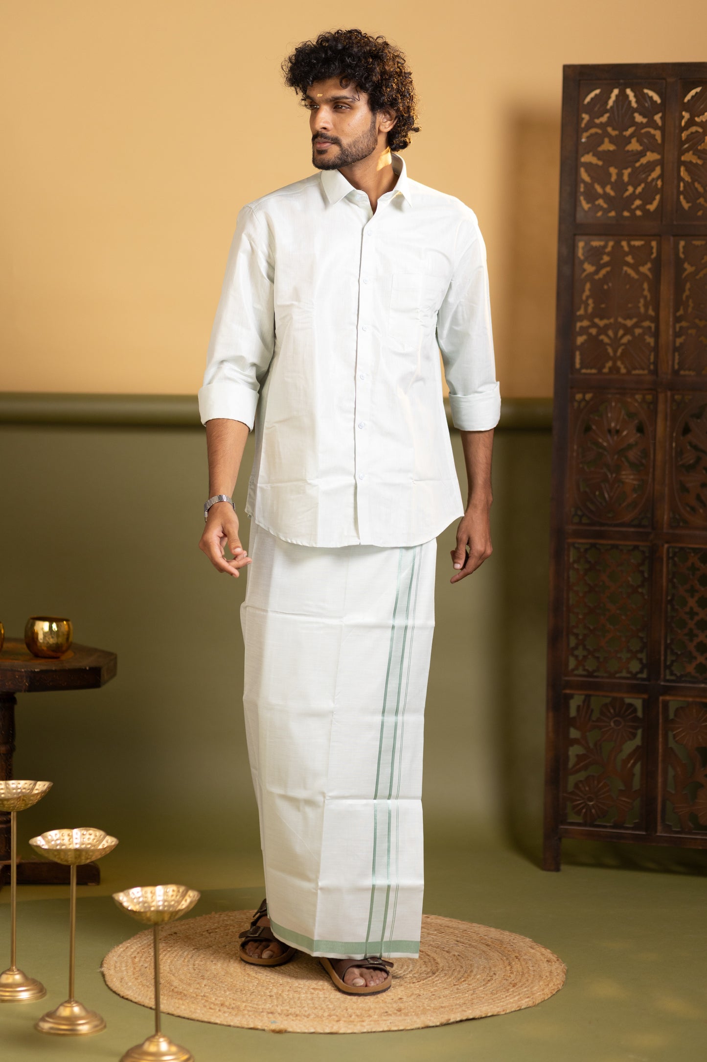 Shirt and dhoti set combo 8 - Dhoti 2 Mtr