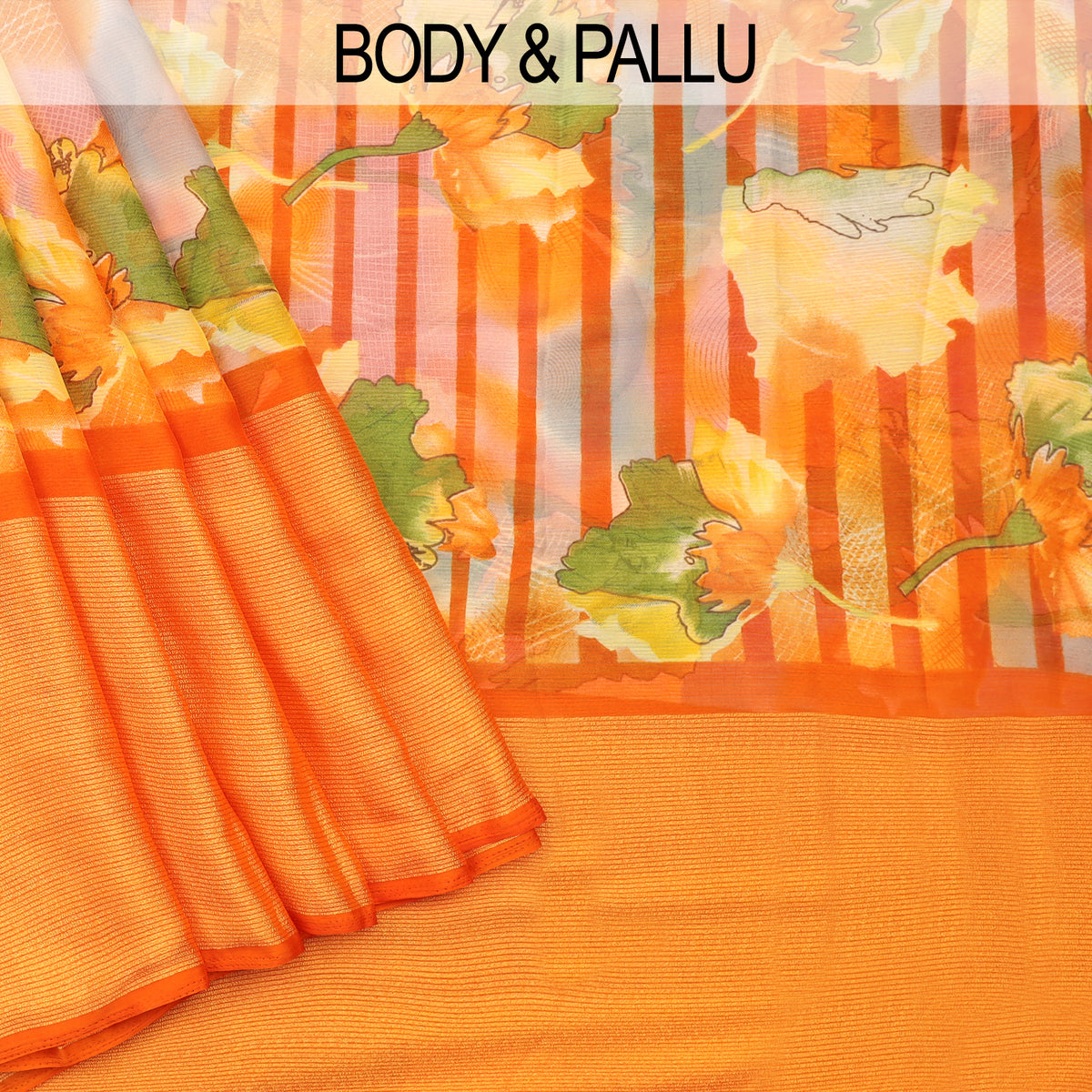 Synthetic Fancy Print Sarees
