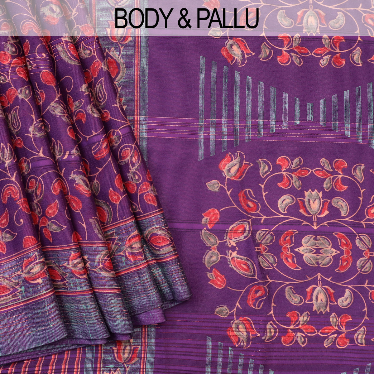 Synthetic  Printed Sarees