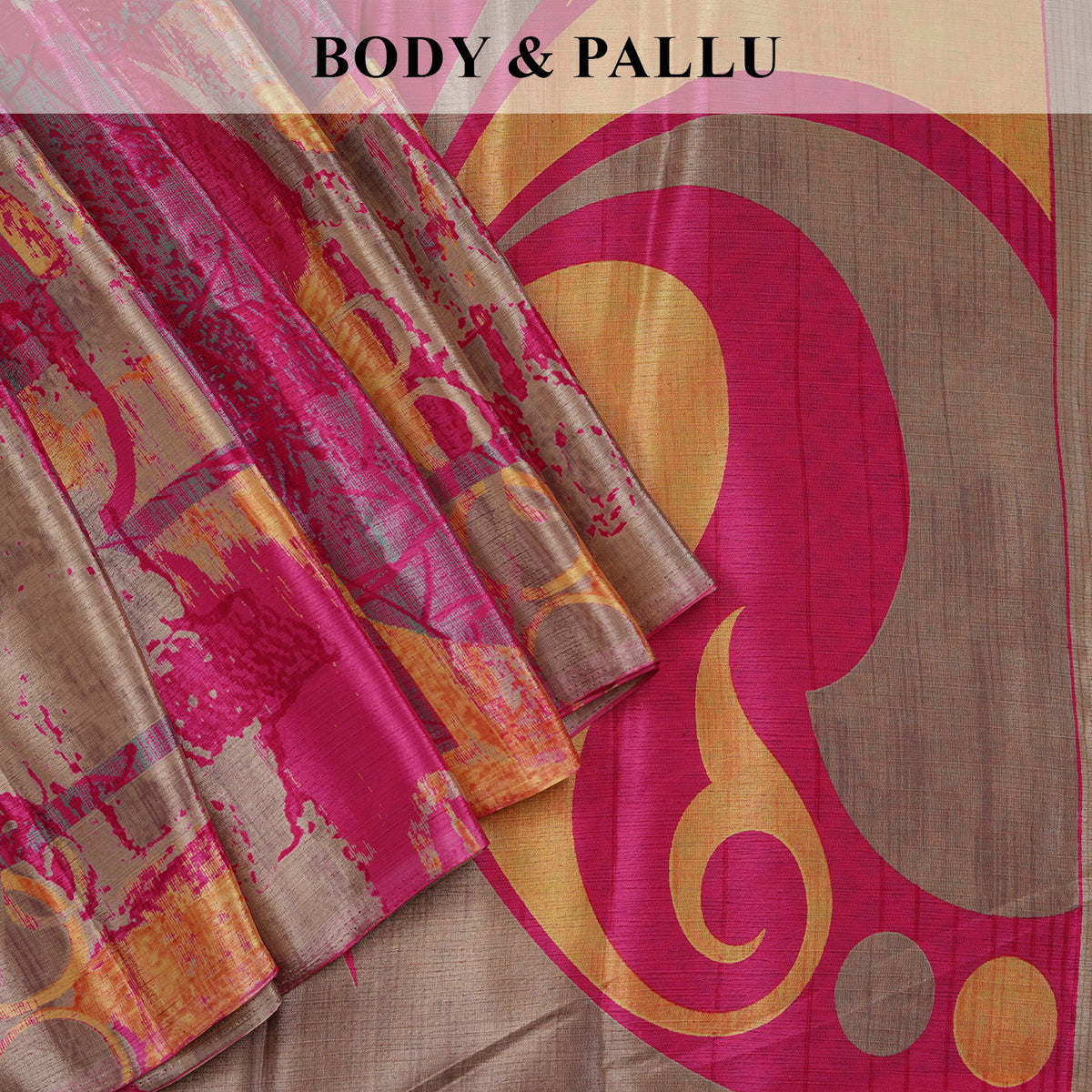 Synthetic Printed Saree