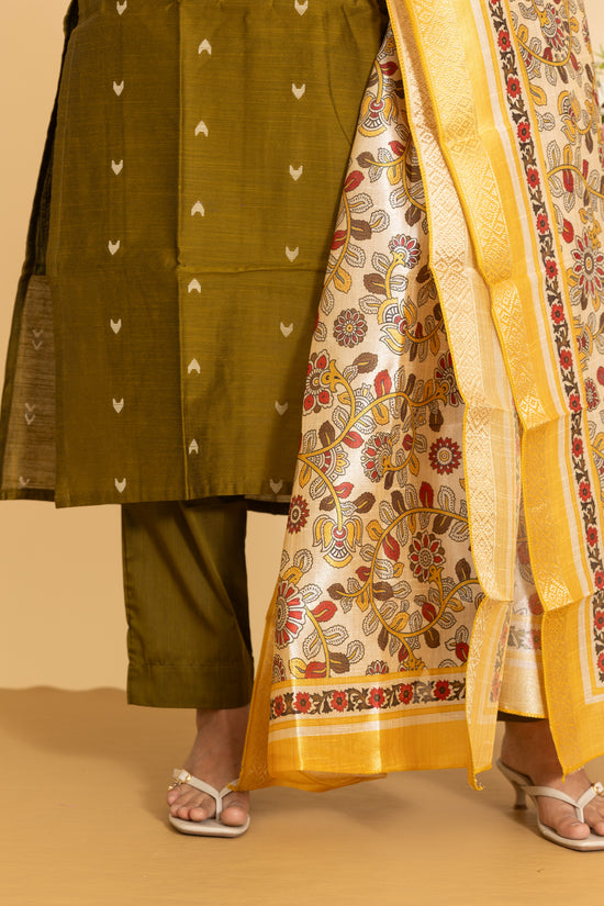 Shalini salwar set in moss green