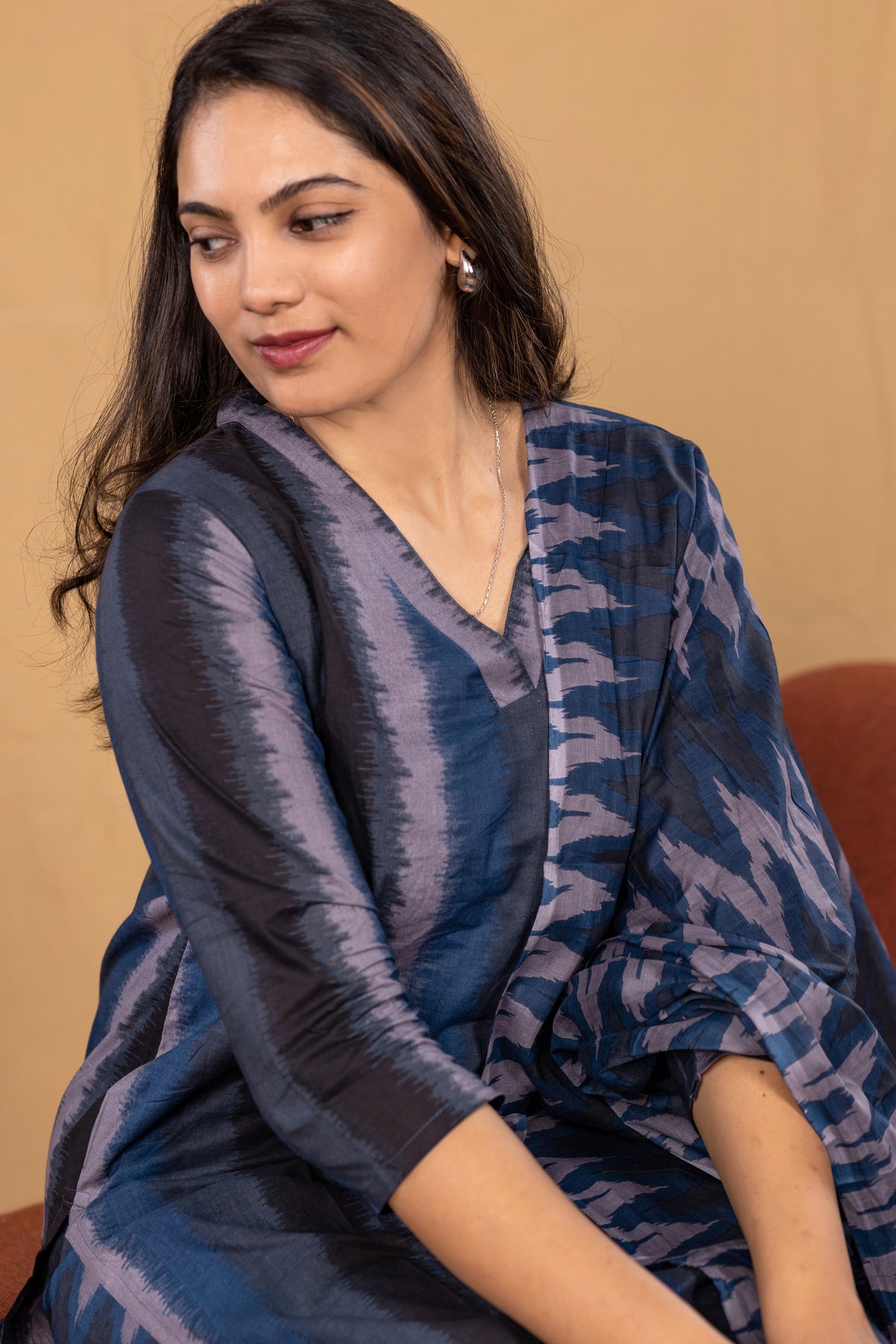 Yalini salwar set in blue