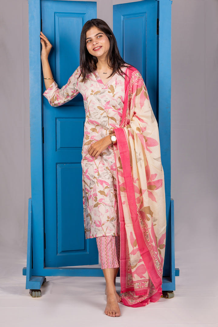 Ishani salwar set in pink