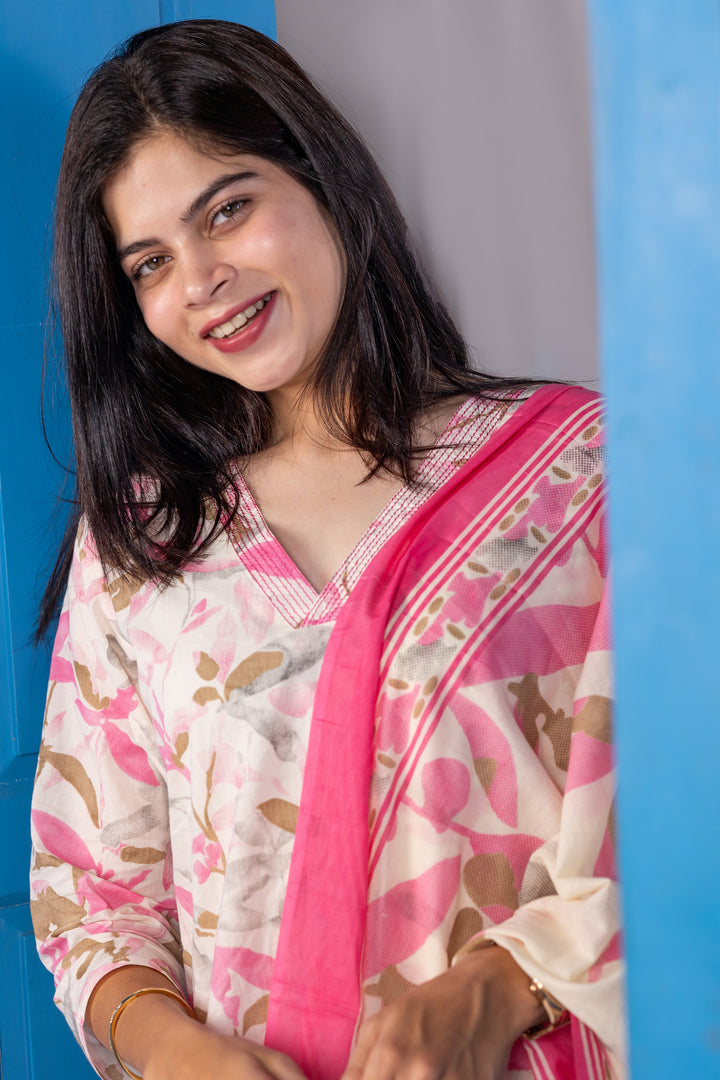 Ishani salwar set in pink