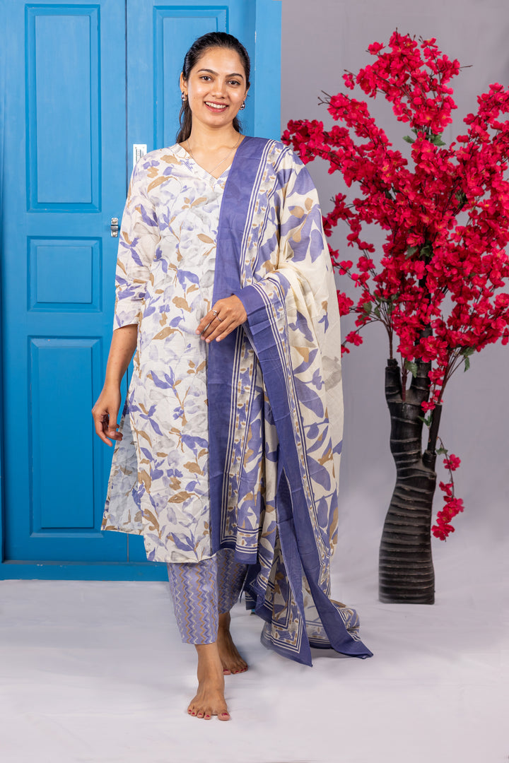 Ishani salwar set in blue