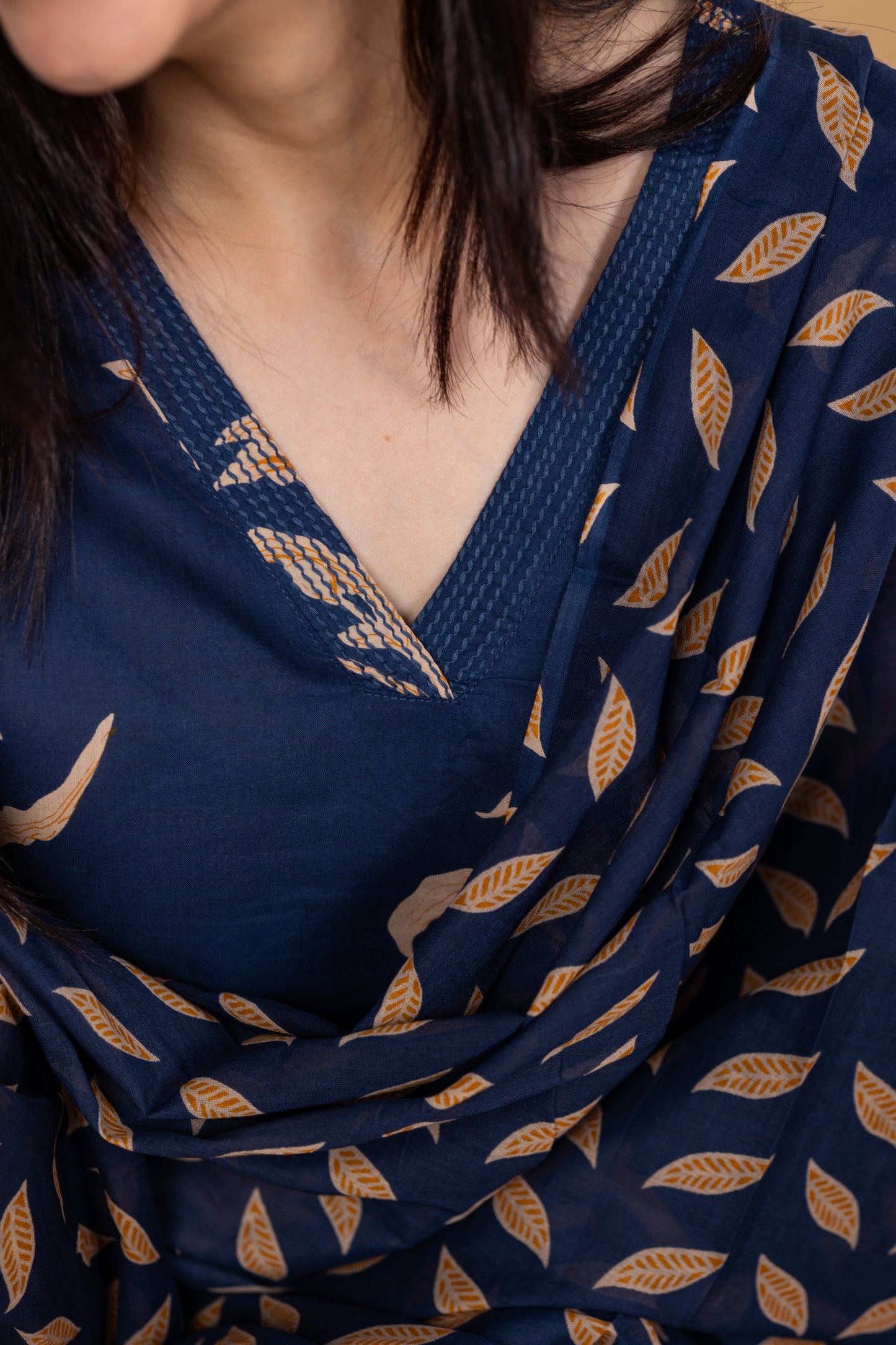 Meenakshi salwar set in blue