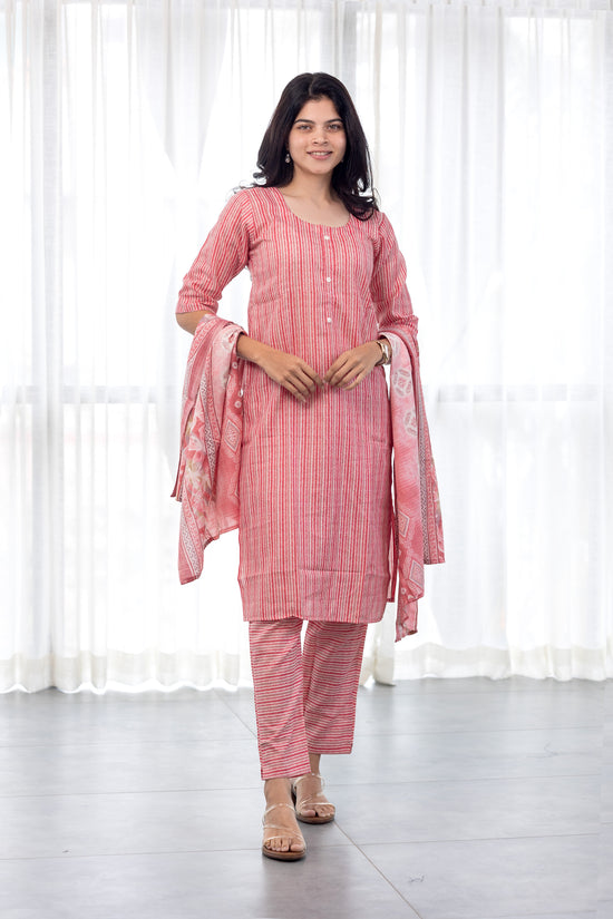 Zara salwar set in pink