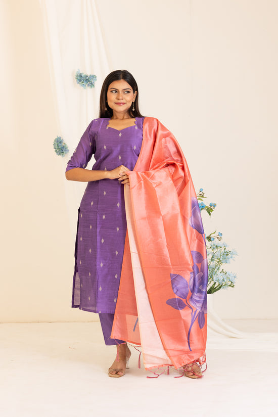 Shreya salwar set in lavender