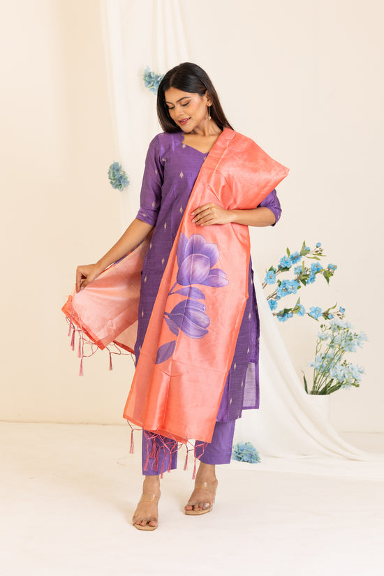 Shreya salwar set in lavender