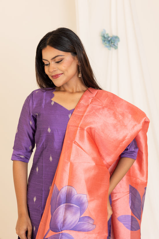 Shreya salwar set in lavender