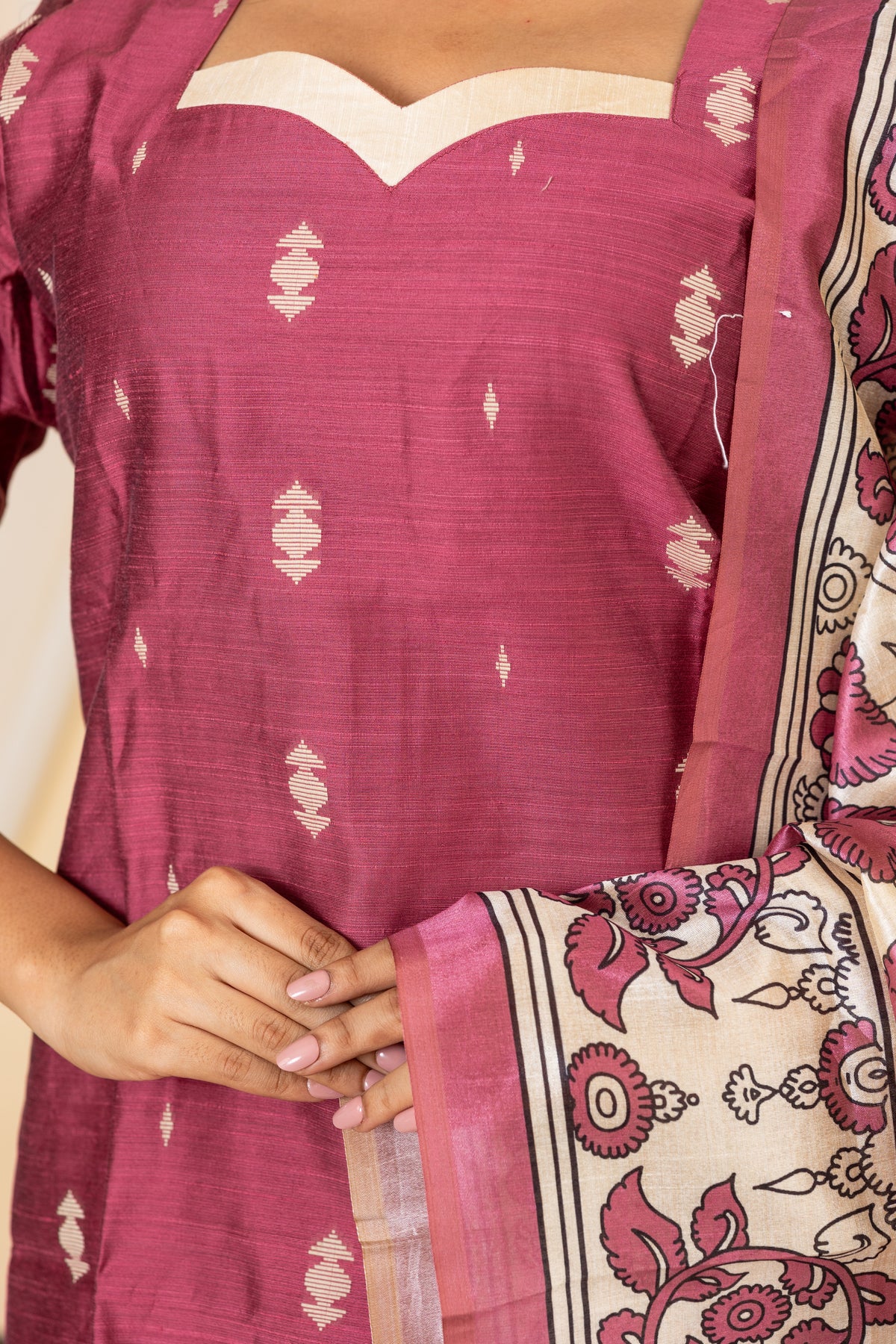 Akshaya salwar set in pink