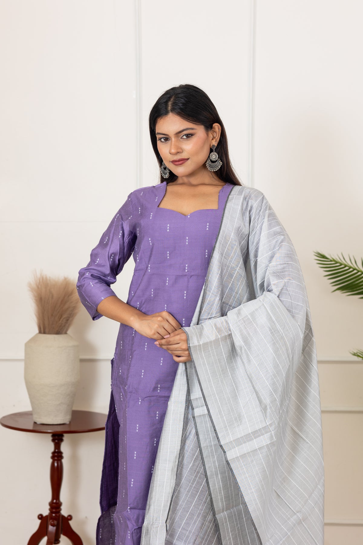 Sakthi salwar set in lilac