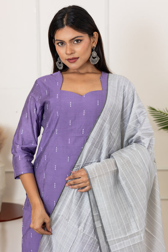 Sakthi salwar set in lilac