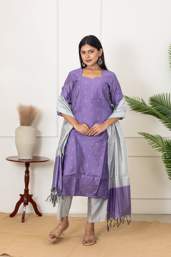 Sakthi salwar set in lilac