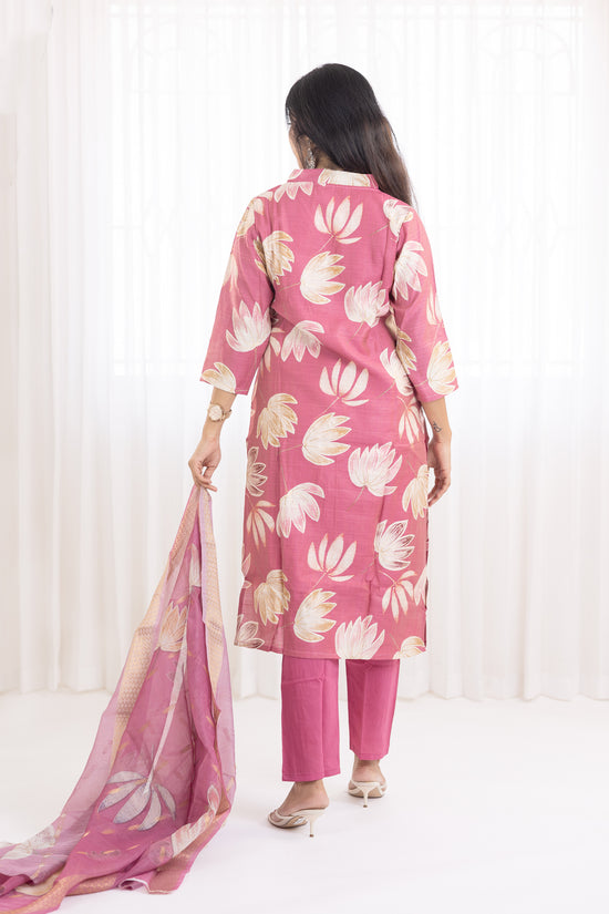 Akshara salwar set in peach