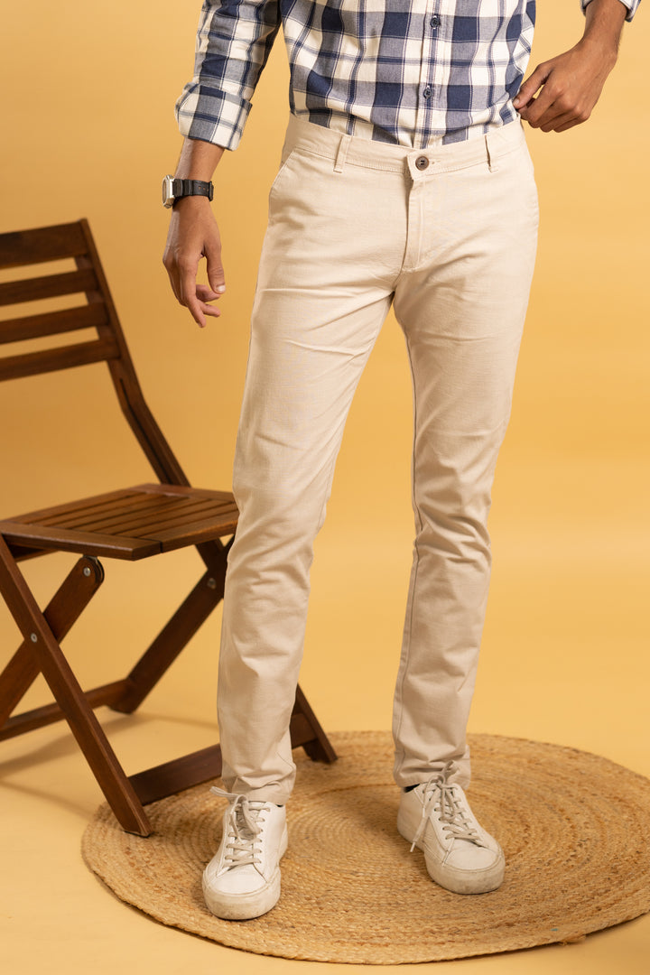Men Cotton Pant in sandal