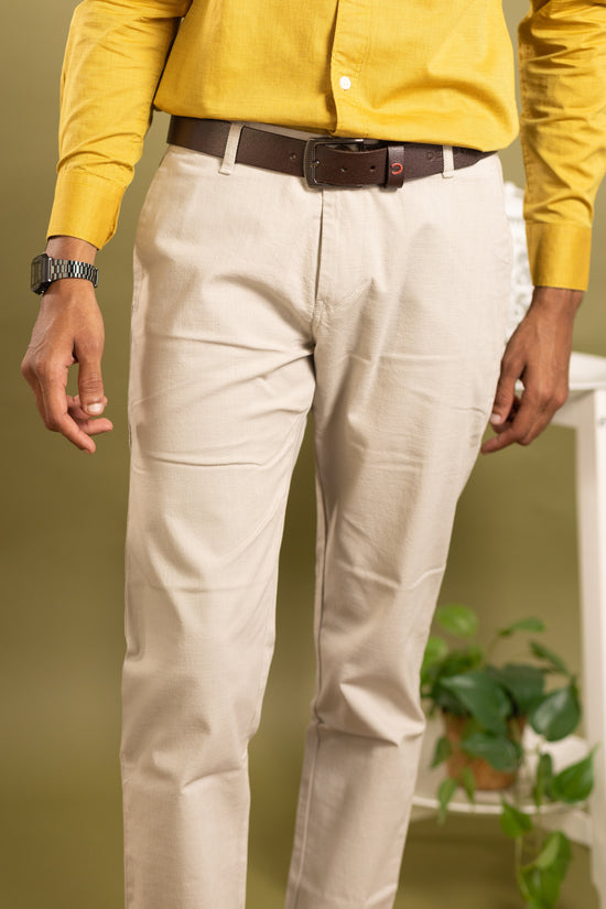 Men Cotton Pant in sandal