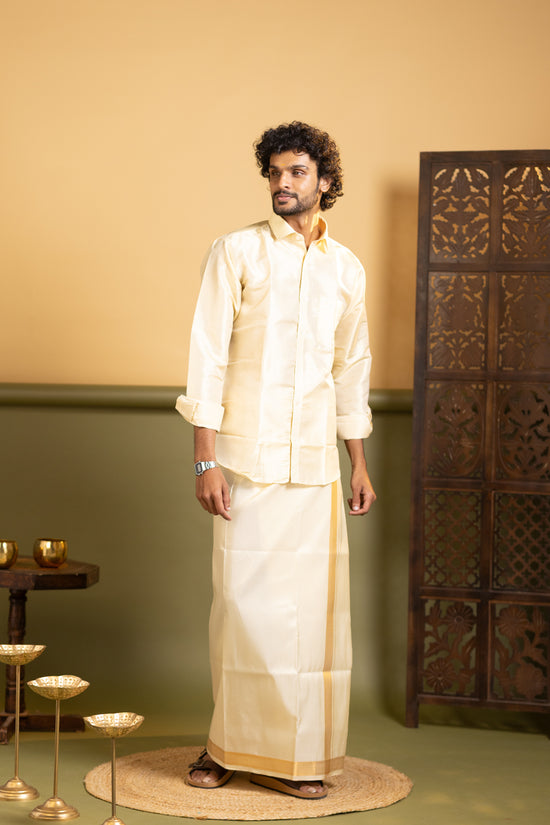Shirt and dhoti set combo 1 - dhoti 2 mtr