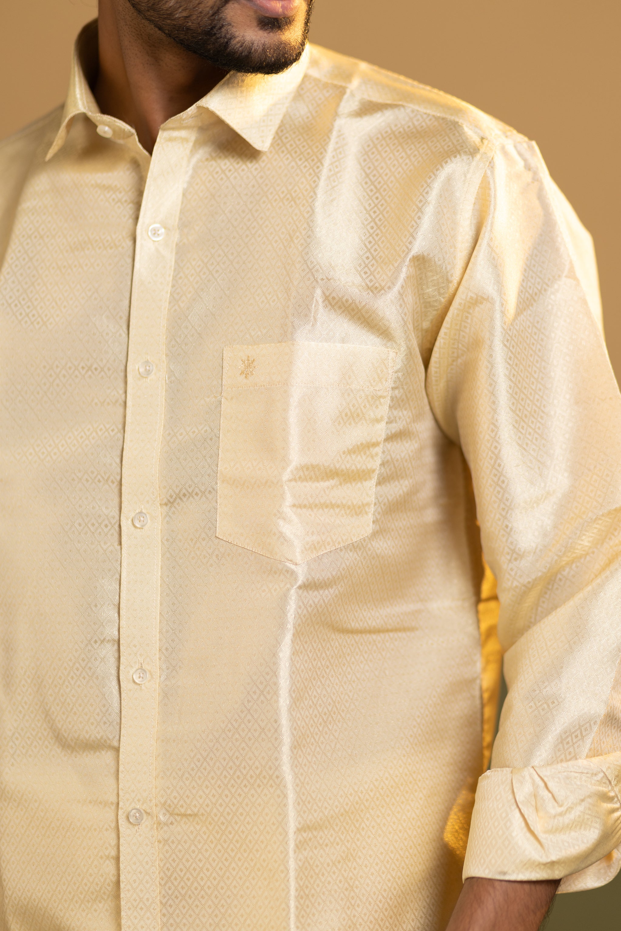 Shirt and dhoti set combo 1 - dhoti 2 mtr