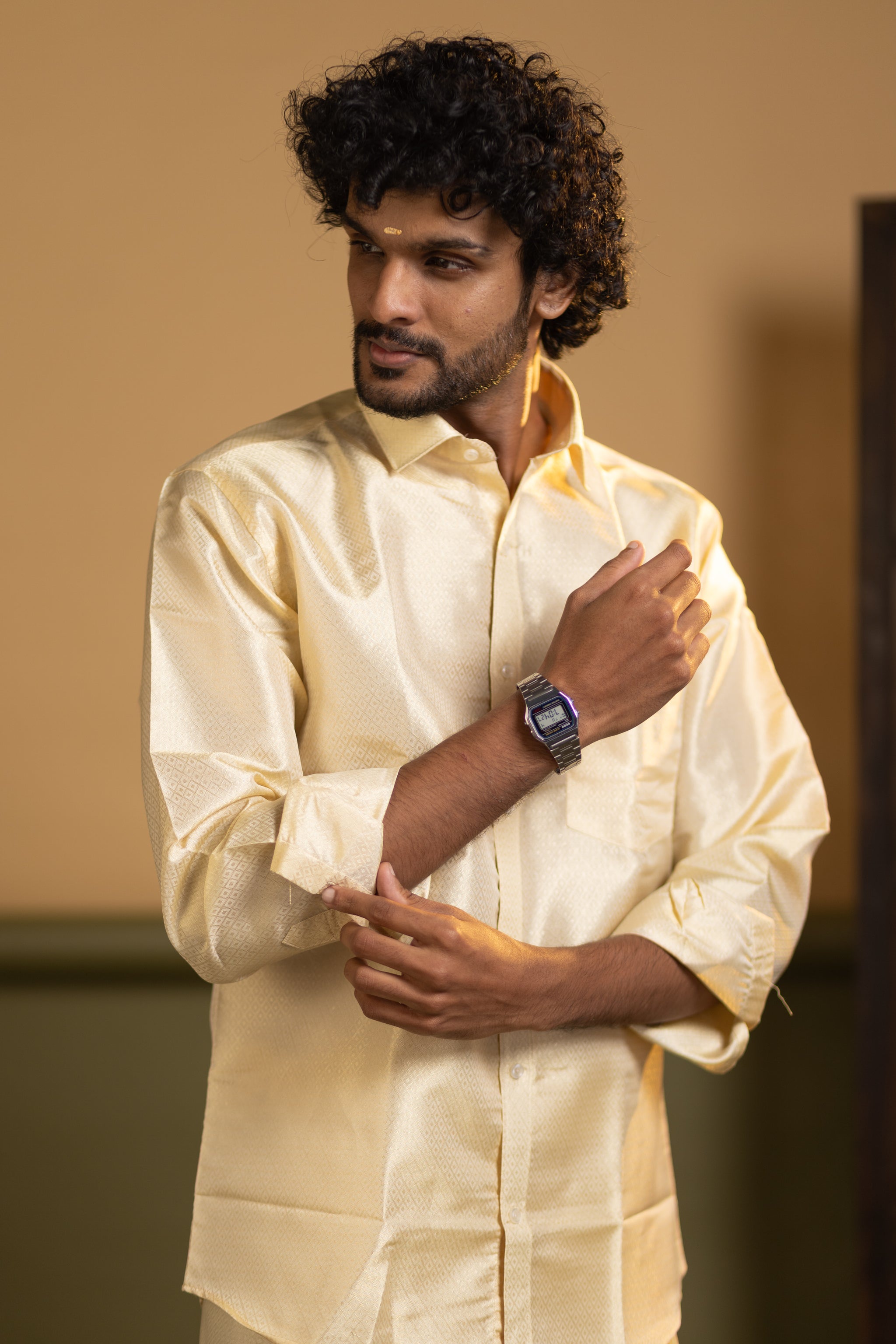 Shirt and dhoti set combo 1 - dhoti 2 mtr