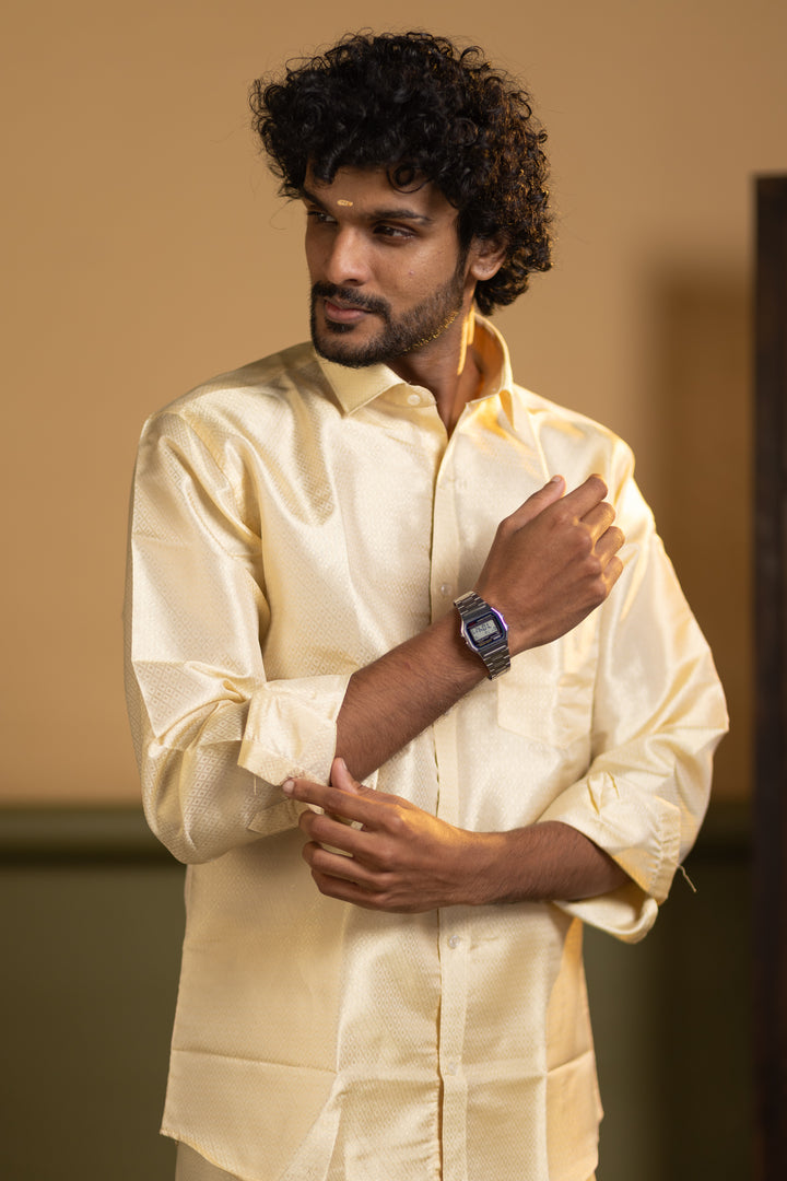 Shirt and dhoti set combo 1 - dhoti 2 mtr