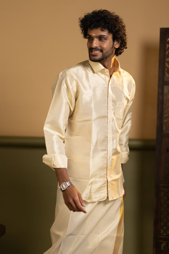 Shirt and dhoti set combo 1 - dhoti 2 mtr