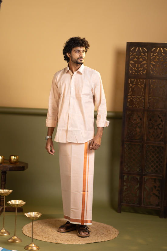 Shirt and dhoti set combo 2 - Dhoti 2 Mtr