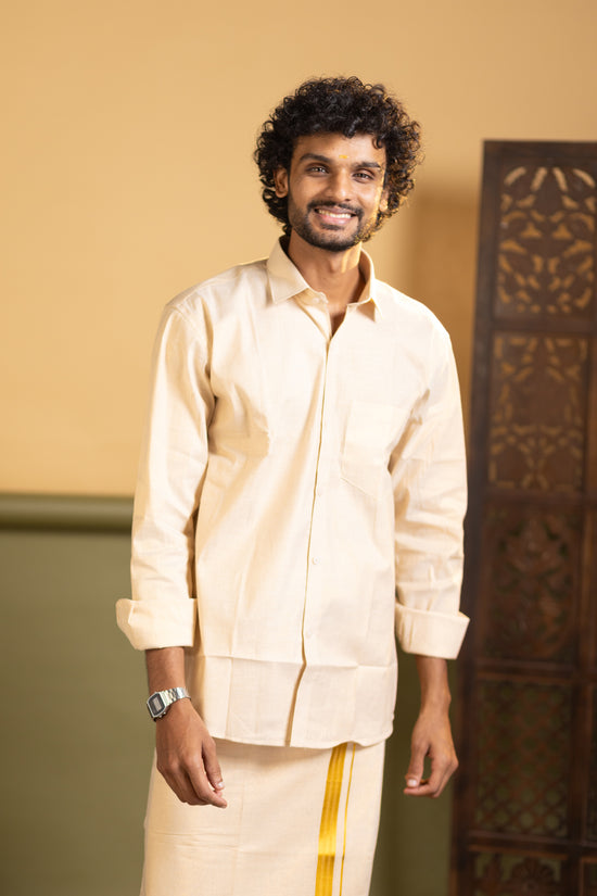 Shirt and dhoti set combo 3 - Dhoti 2 Mtr