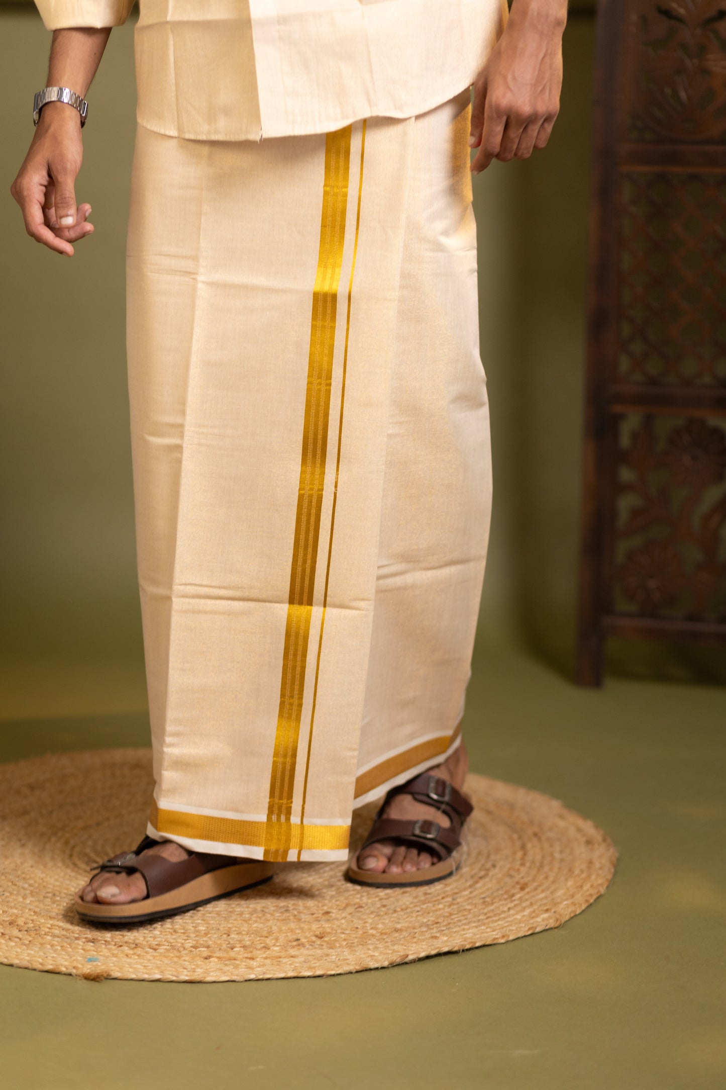Shirt and dhoti set combo 3 - Dhoti 2 Mtr