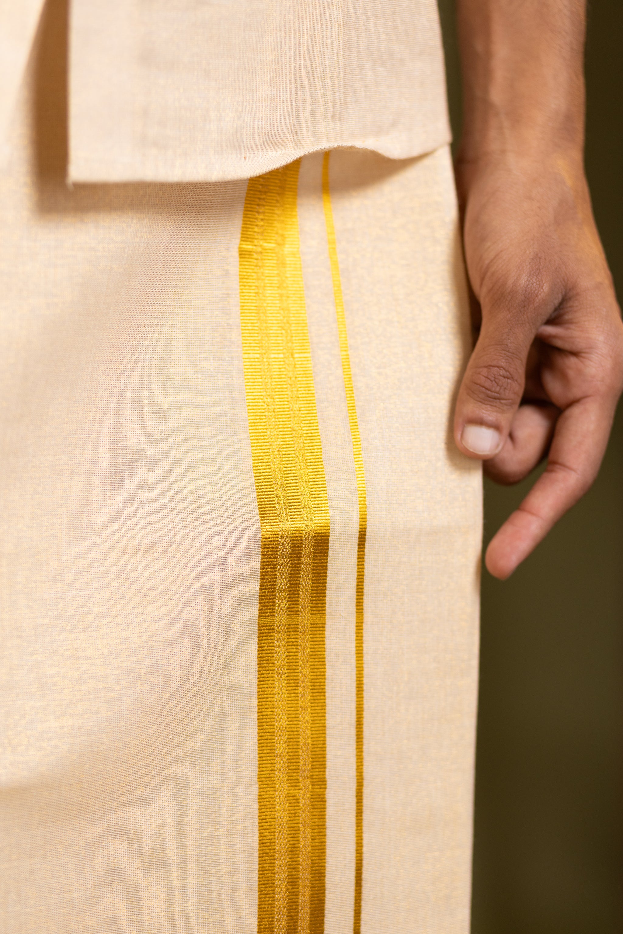 Shirt and dhoti set combo 3 - Dhoti 2 Mtr