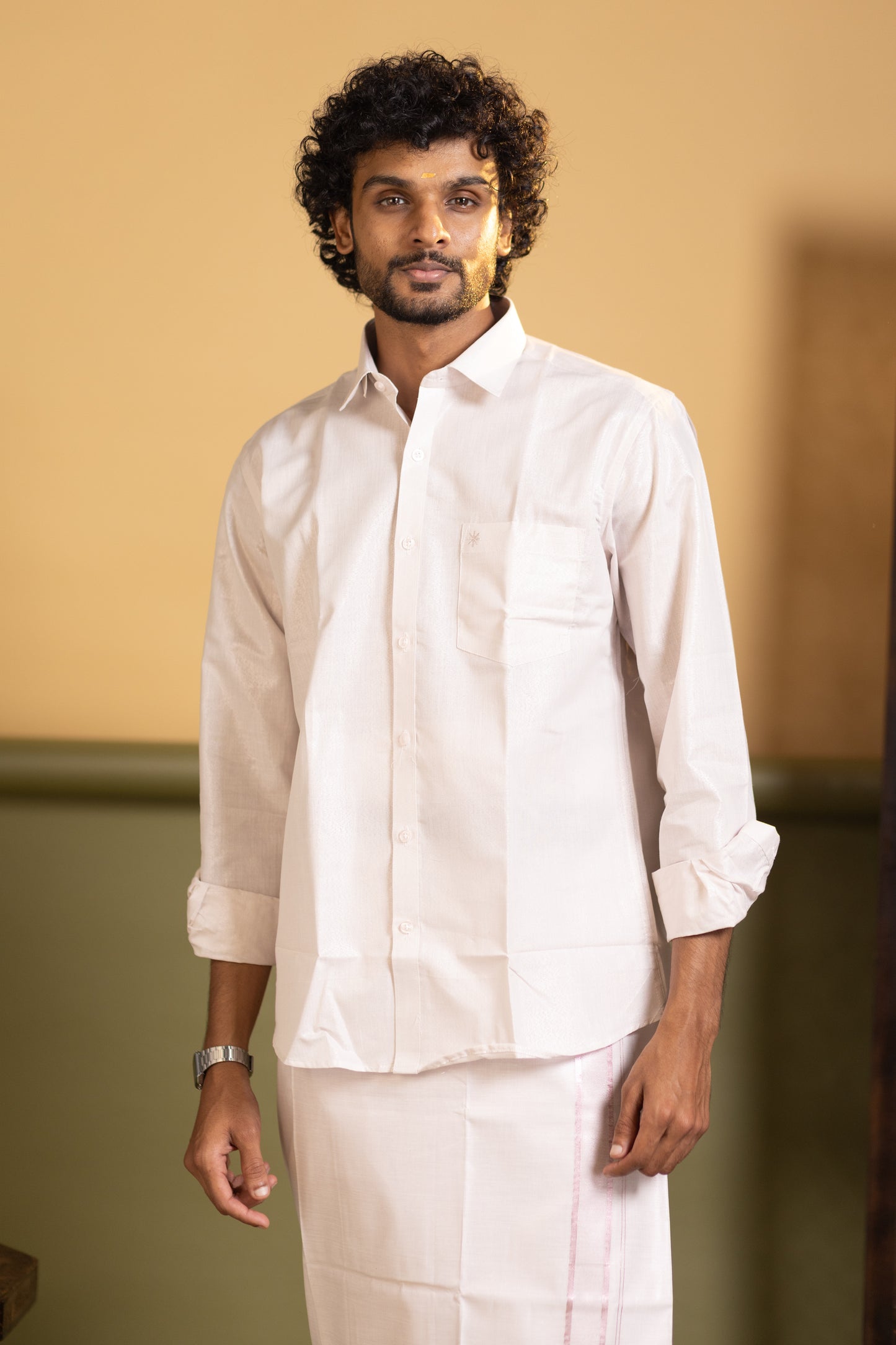 Shirt and dhoti set combo 4 - Dhoti 2 Mtr