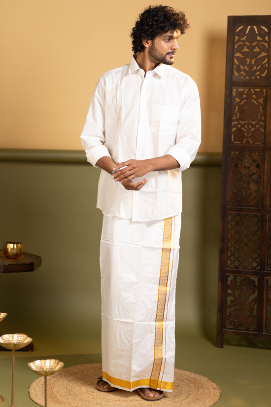 Shirt and dhoti set combo 5 - Dhoti 2 Mtr
