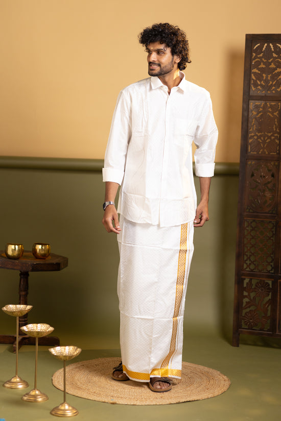 Shirt and dhoti set combo 5 - Dhoti 2 Mtr