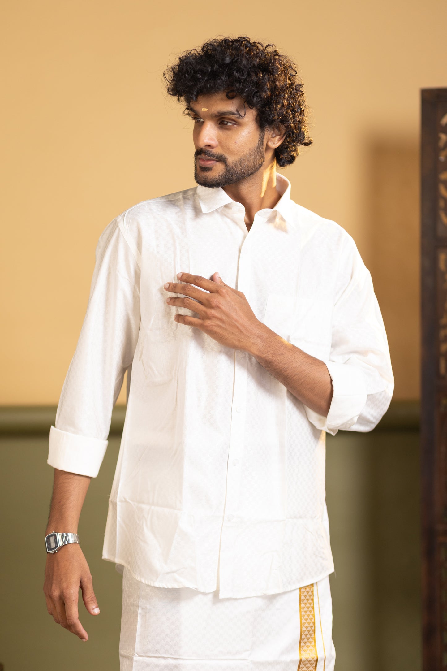 Shirt and dhoti set combo 5 - Dhoti 2 Mtr