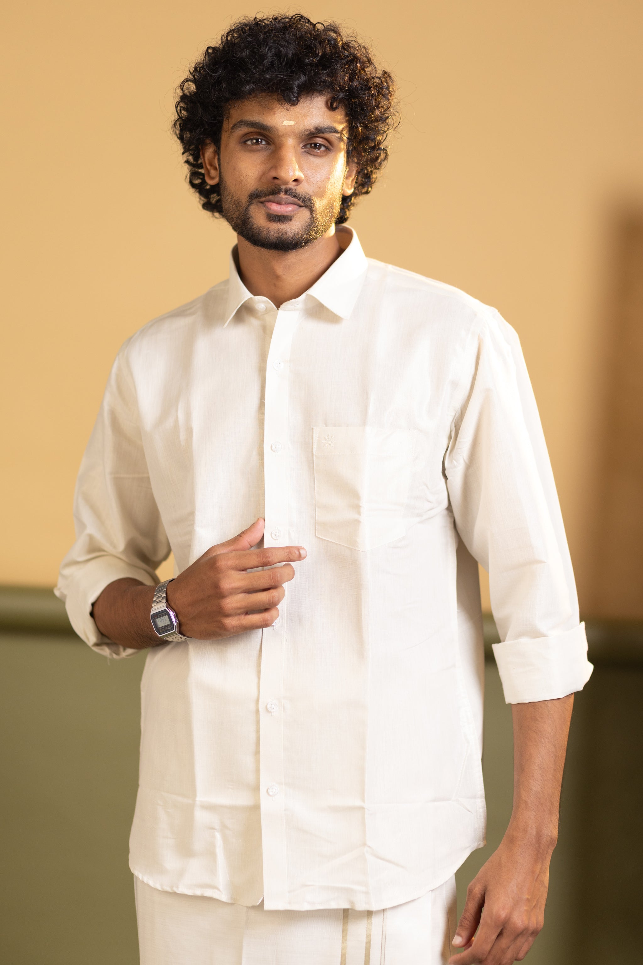 Shirt and dhoti set combo 6 - Dhoti 2 Mtr