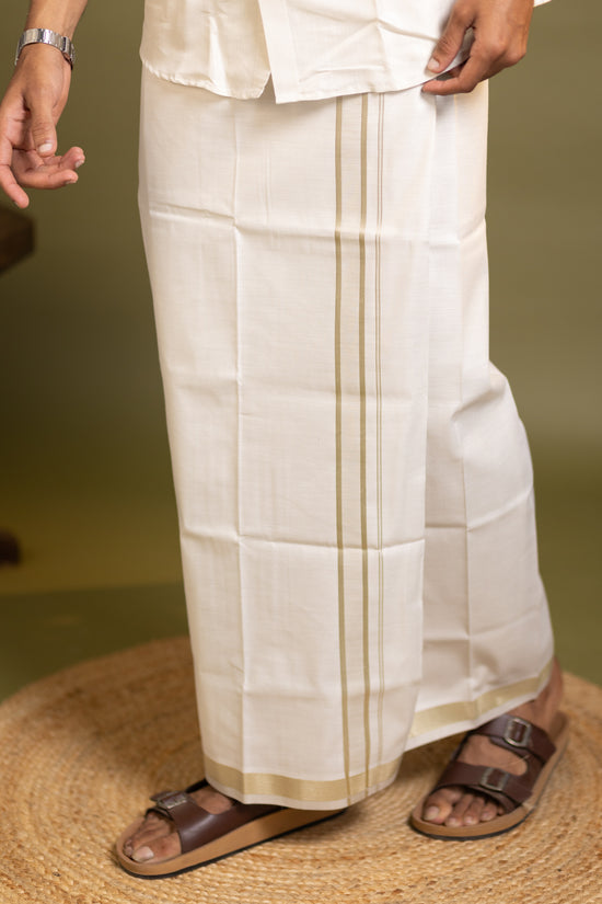 Shirt and dhoti set combo 6 - Dhoti 2 Mtr