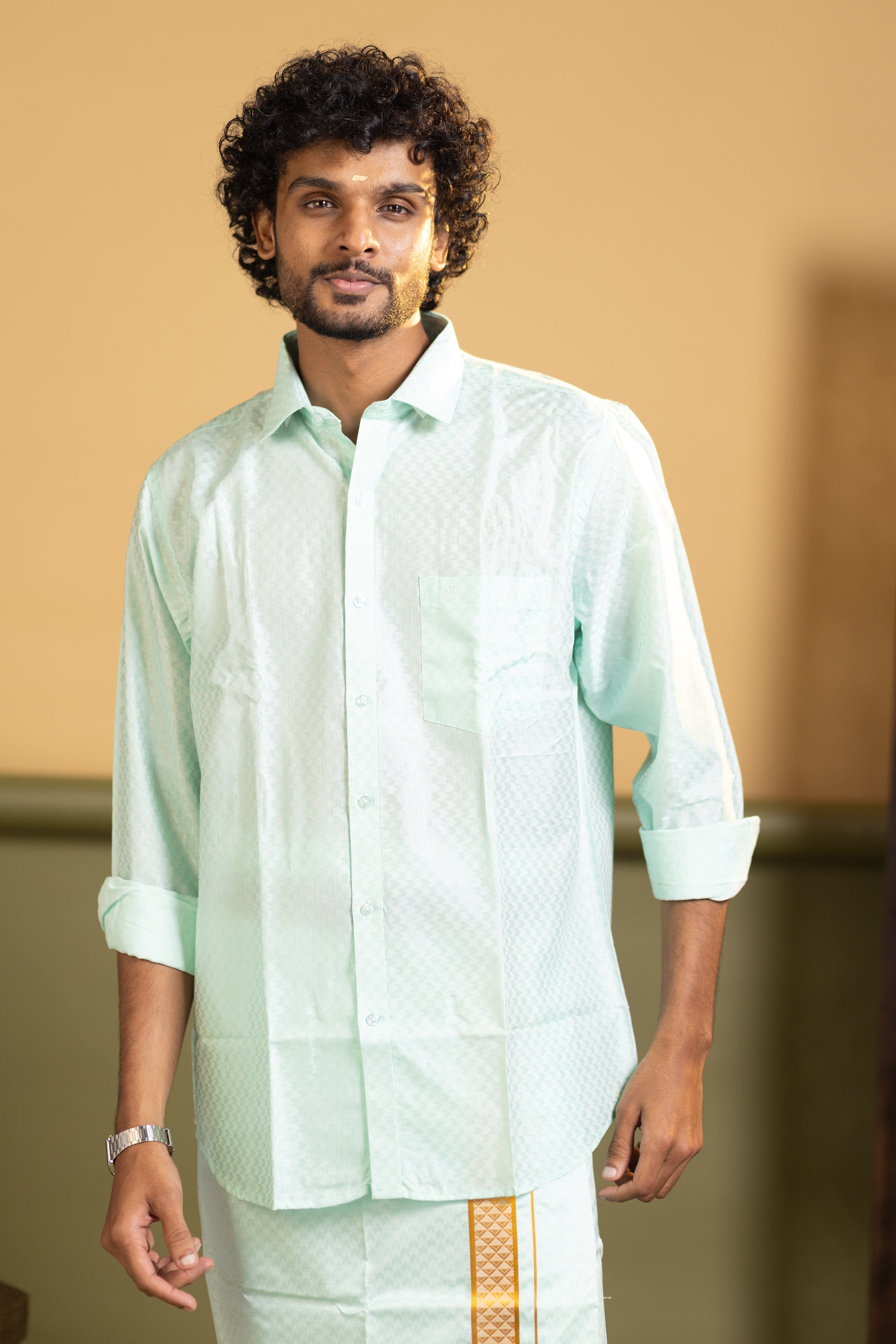 Shirt and dhoti set combo 7 - Dhoti 2 Mtr