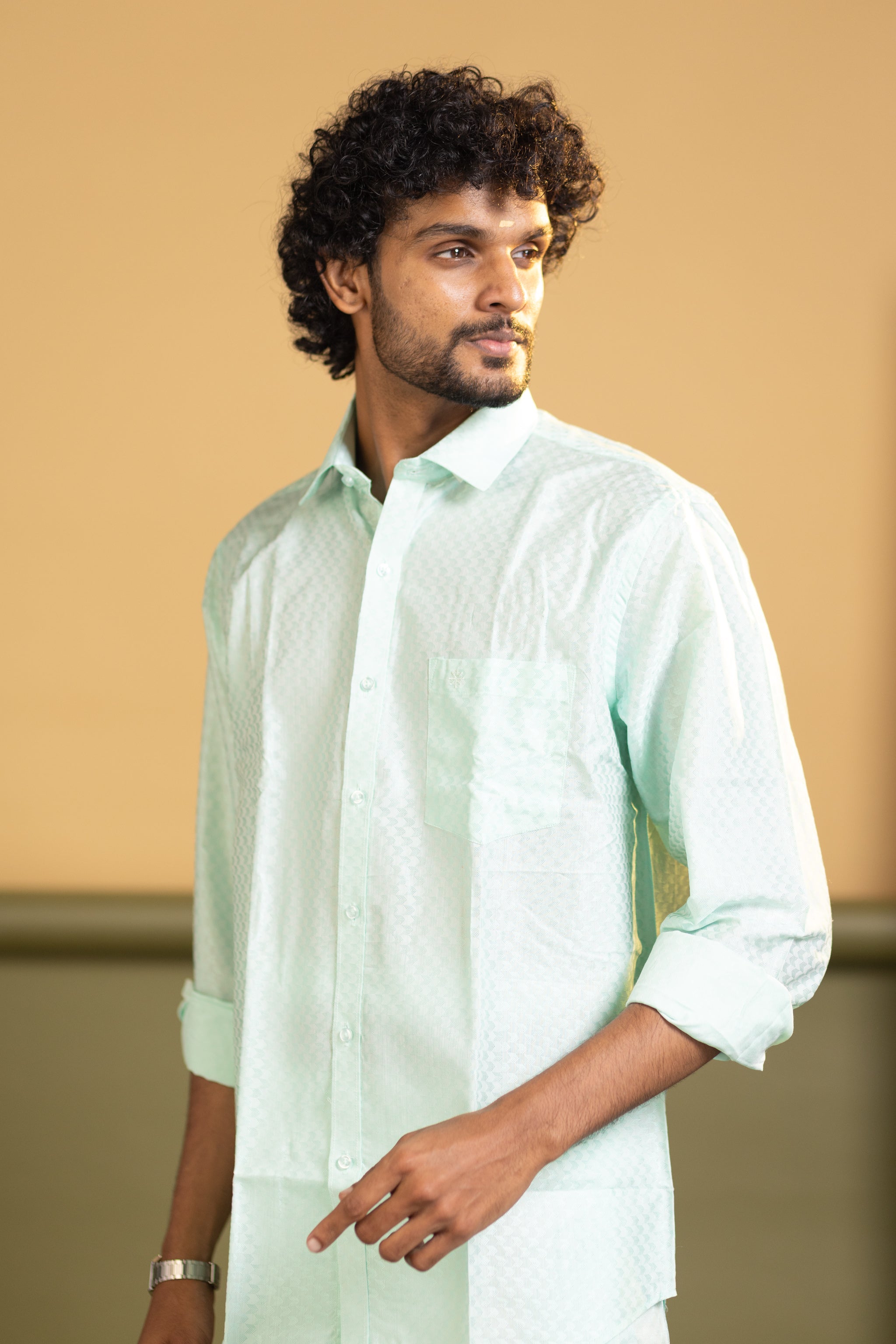 Shirt and dhoti set combo 7 - Dhoti 2 Mtr