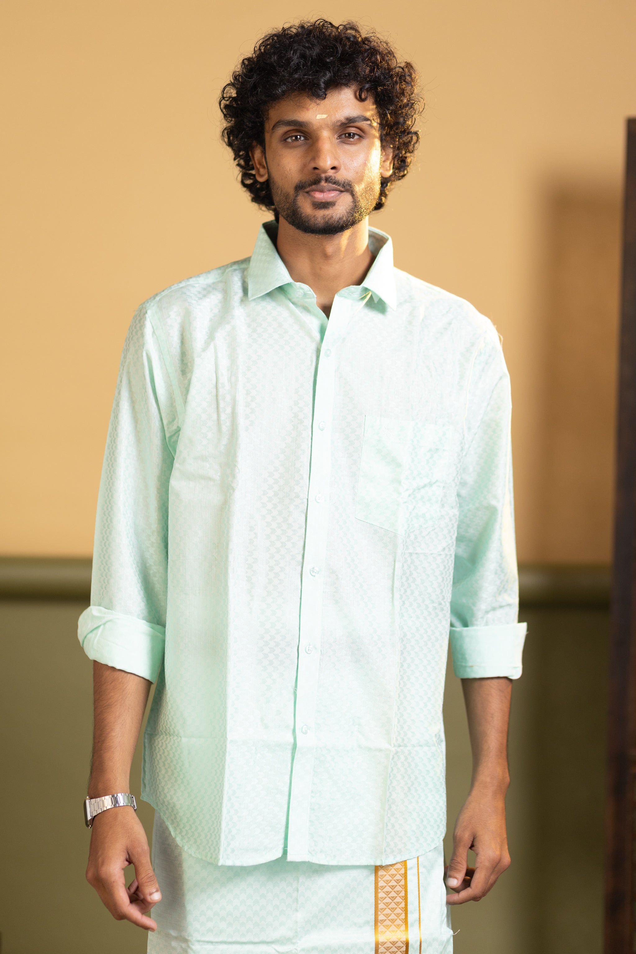 Shirt and dhoti set combo 7 - Dhoti 2 Mtr