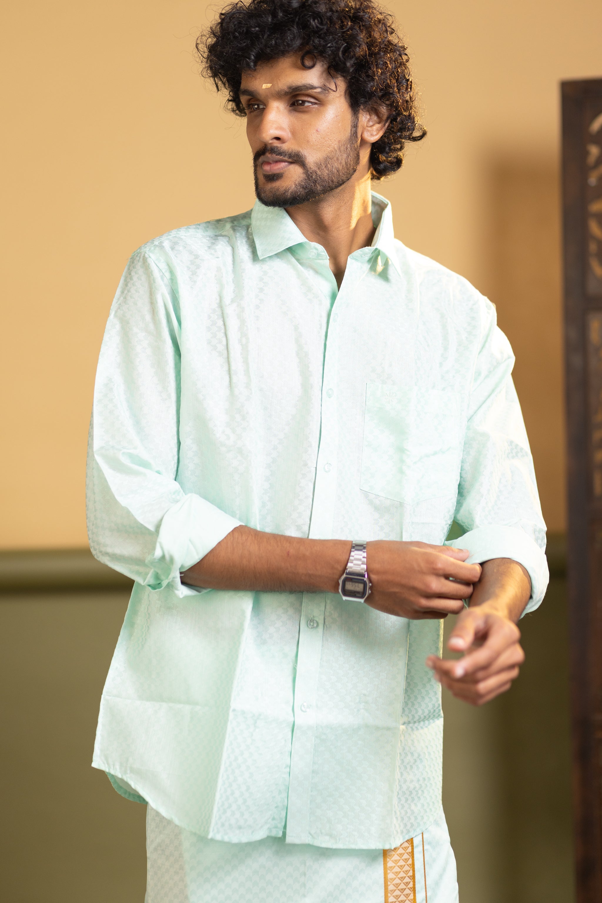 Shirt and dhoti set combo 7 - Dhoti 2 Mtr