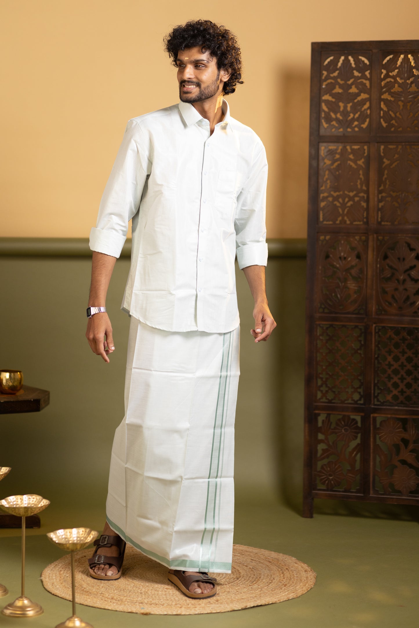 Shirt and dhoti set combo 8 - Dhoti 2 Mtr
