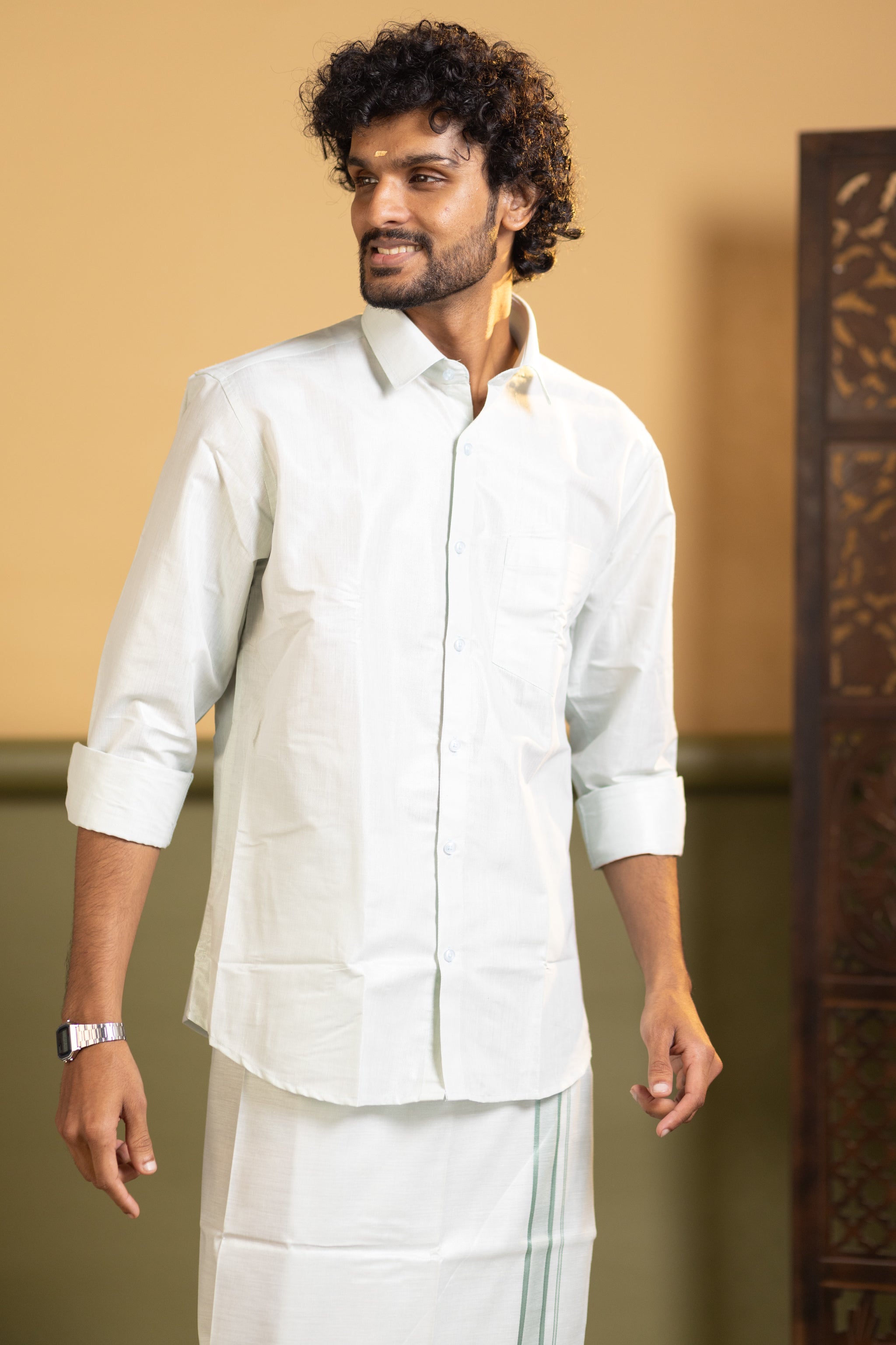 Shirt and dhoti set combo 8 - Dhoti 2 Mtr