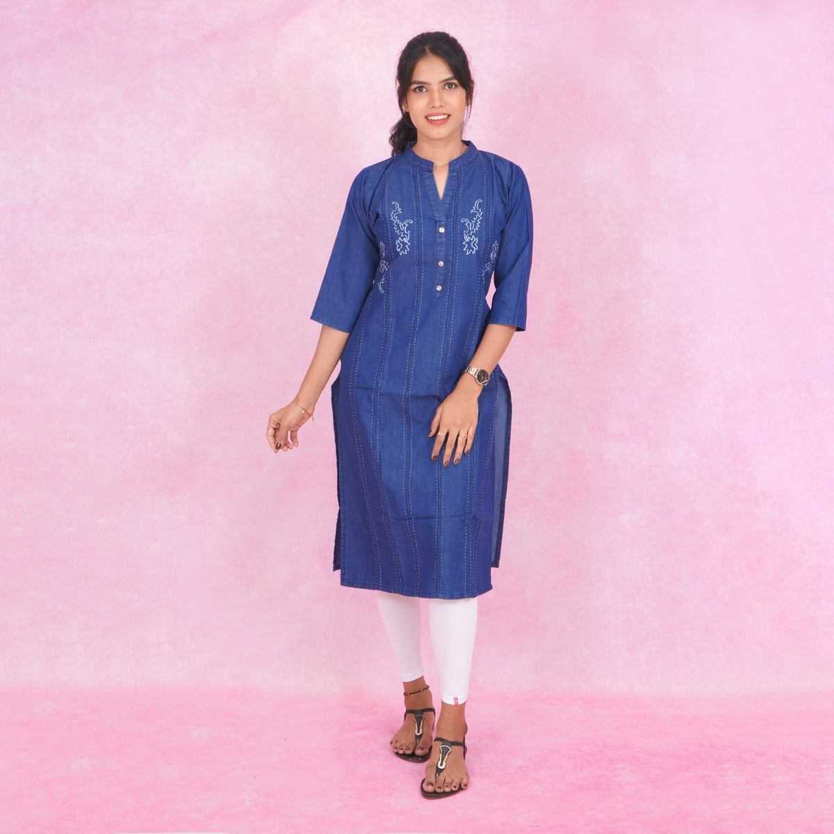 Ladies Fancy Kurti Tops (Jean)