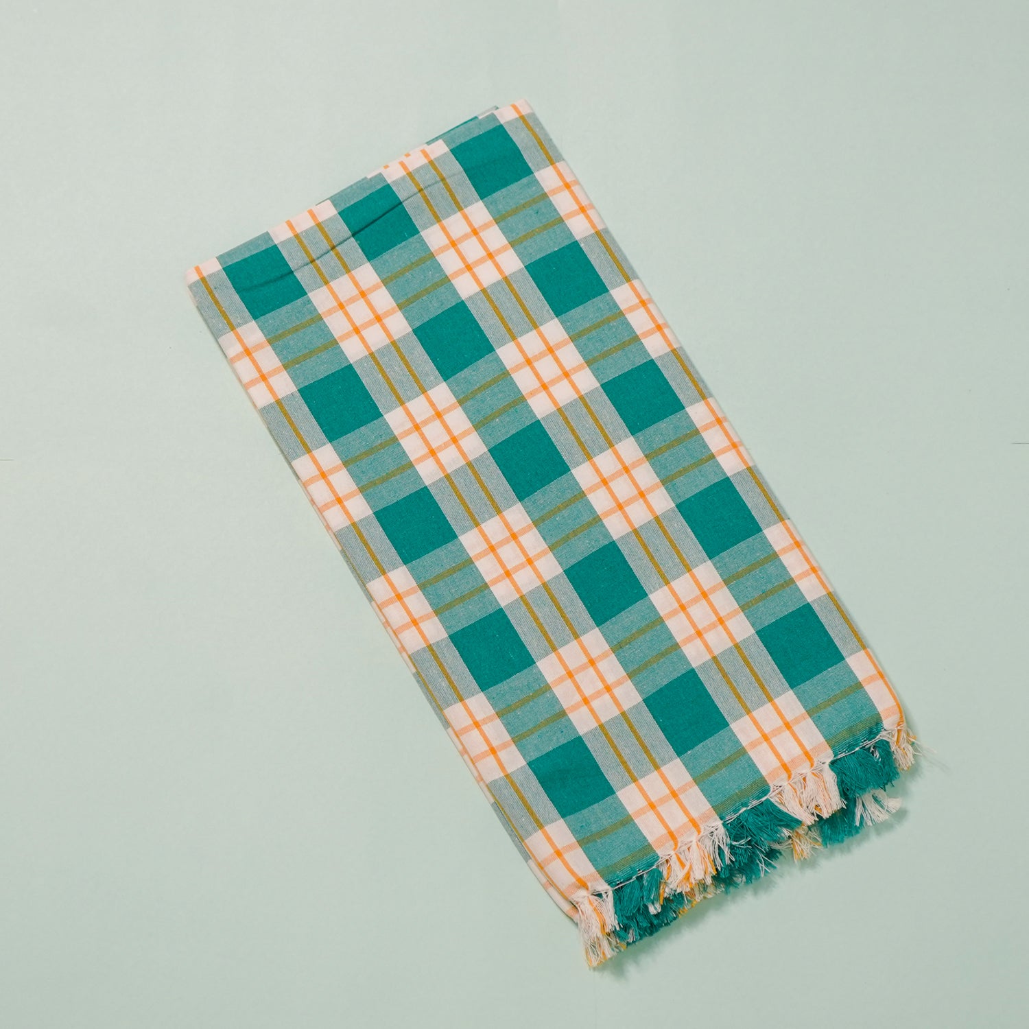 Cotton Checked Towel - Sri Ganapathy Silks Private Limited