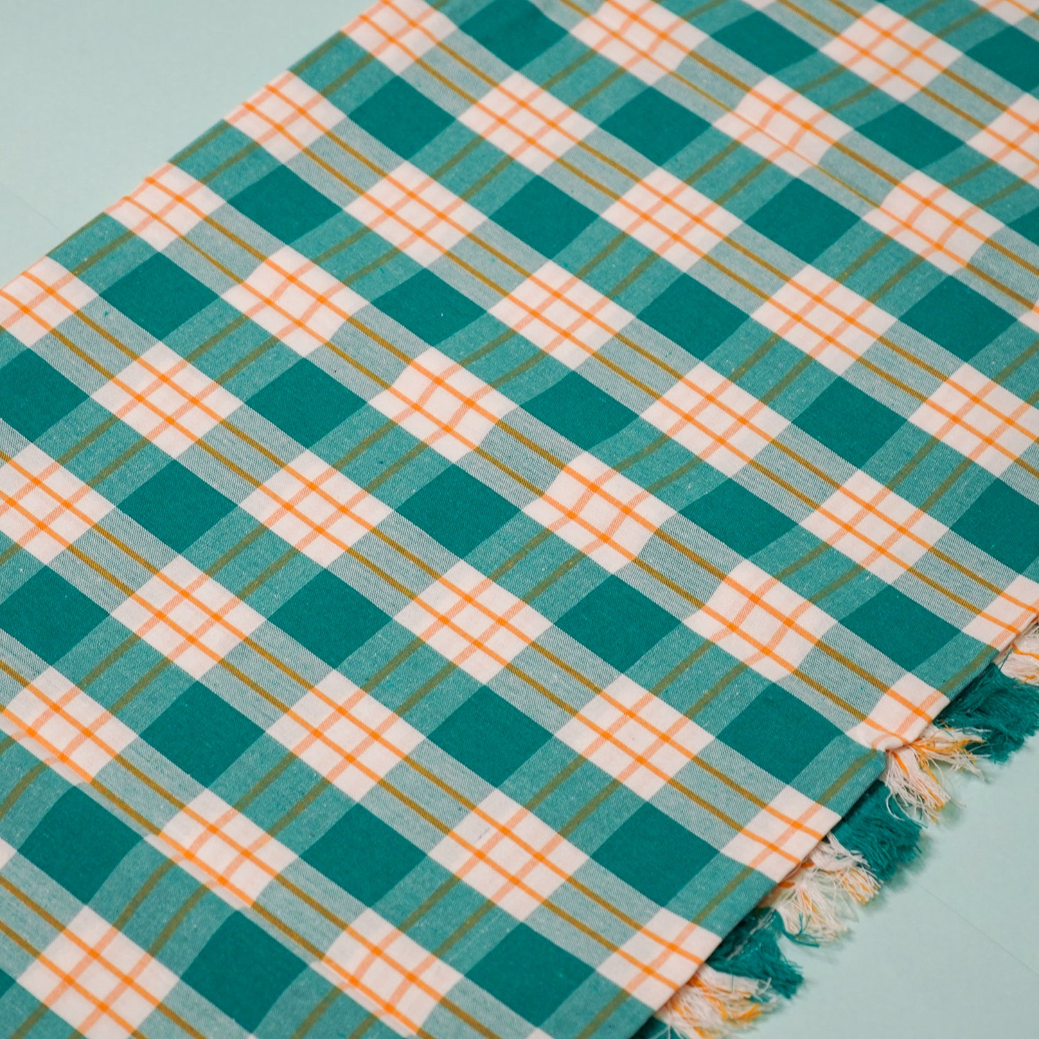 Cotton Checked Towel - Sri Ganapathy Silks Private Limited